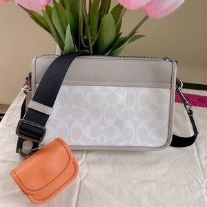 Coach Heritage Convertible Crossbody With Coin case
